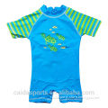 2015 bright blue and green & new cute design boy swimsuit one piece